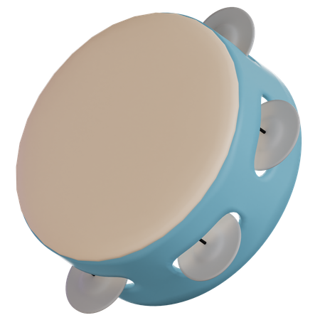 Tambourine  3D Icon