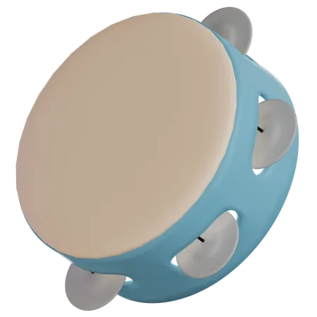 Tambourine  3D Icon