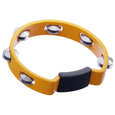 Tambourine  3D Icon