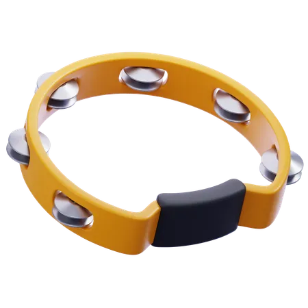 Tambourine  3D Icon