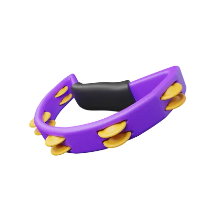 Tambourine  3D Icon