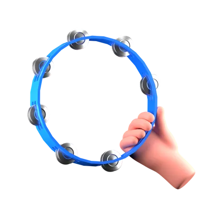 Tambourine  3D Icon