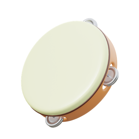 Tambourine  3D Icon