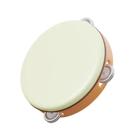 Tambourine  3D Icon