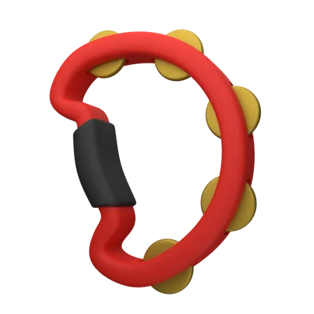 Tambourine  3D Icon