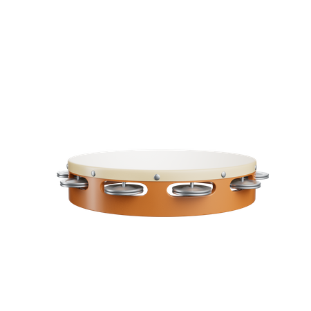 Tambourine  3D Icon