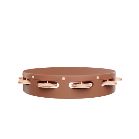 Tambourine  3D Icon