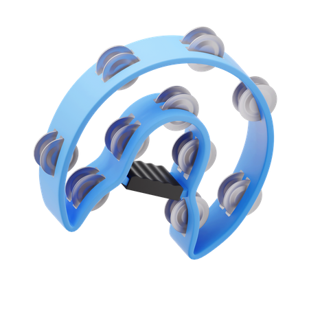 Tambourine  3D Icon