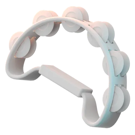 Tambourine  3D Icon