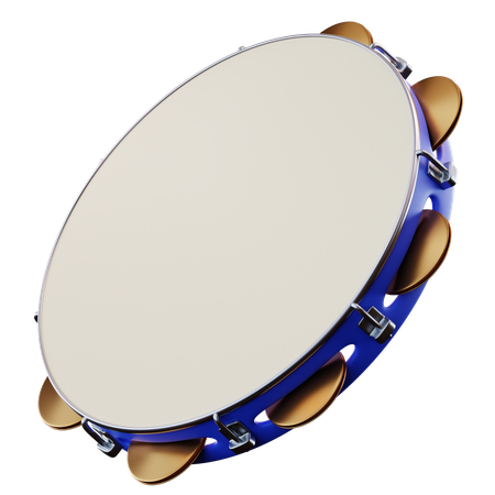 Tambourine  3D Icon