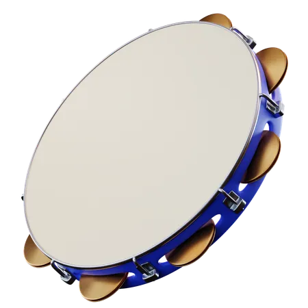 Tambourine  3D Icon