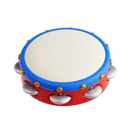 Tambourine  3D Icon