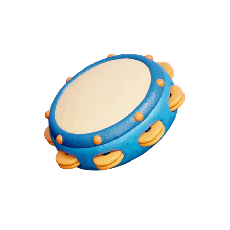 Tambourine  3D Icon