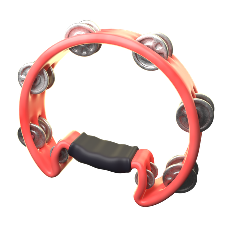 Tambourine  3D Icon