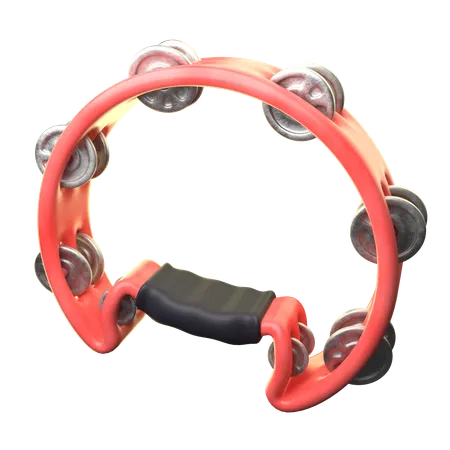 Tambourine  3D Icon