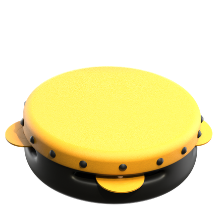 Tambourine  3D Icon