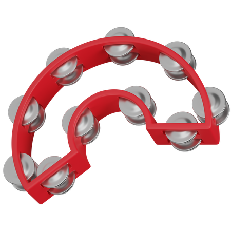 Tambourine  3D Icon