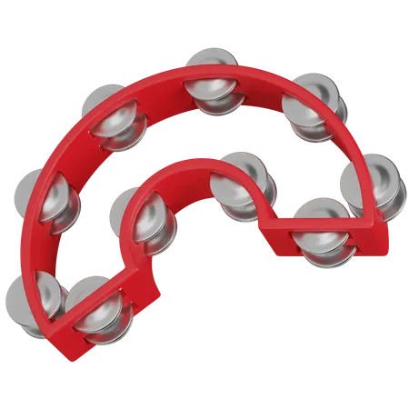 Tambourine  3D Icon