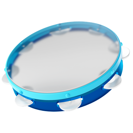 Tambourine  3D Icon