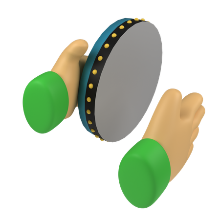 Tambourin  3D Icon