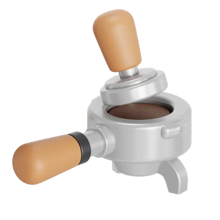 Tamper For Espresso Machine 3D Icon