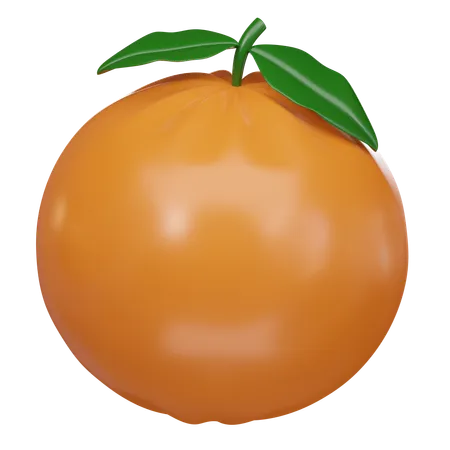 Tangerine  3D Icon