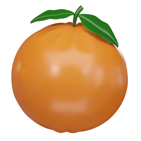 Tangerine  3D Icon