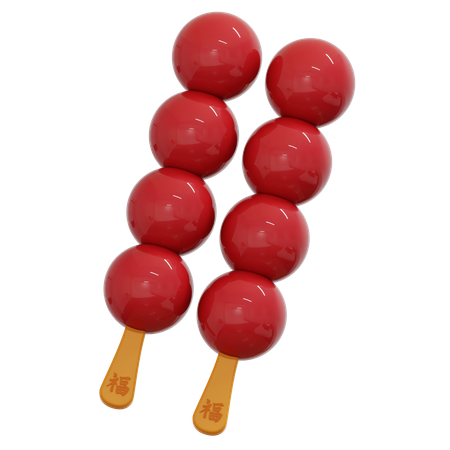 Tanghulu  3D Icon