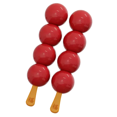 Tanghulu  3D Icon