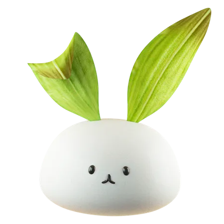 Conejo tangyuan  3D Icon