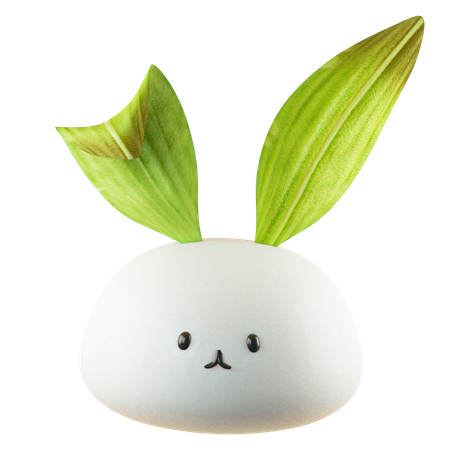 Tangyuan Rabbit  3D Icon