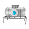 3d tank of water logo