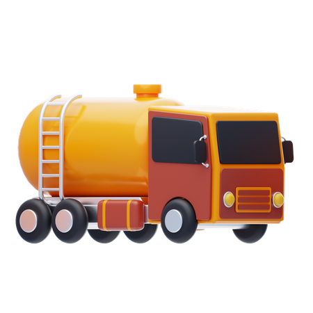 Tank Truck  3D Icon