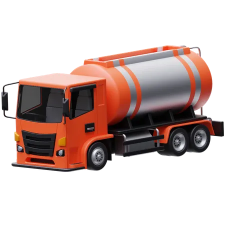 Tanker Truck  3D Icon