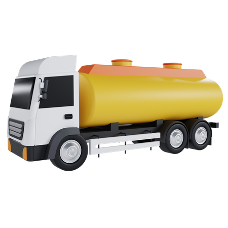 Tanker Truck 3D Icon