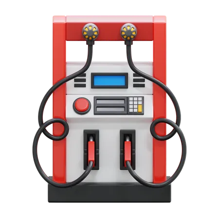 Tankstelle  3D Icon