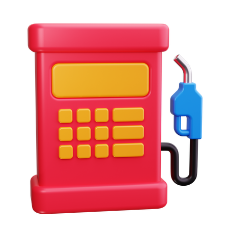 Tankstelle  3D Icon