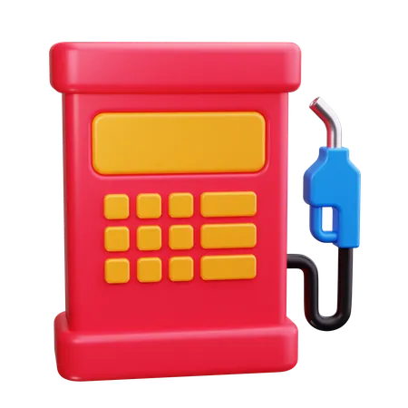 Tankstelle  3D Icon