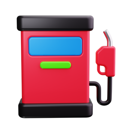 Tankstelle  3D Icon