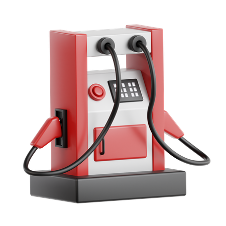 Tankstelle  3D Icon