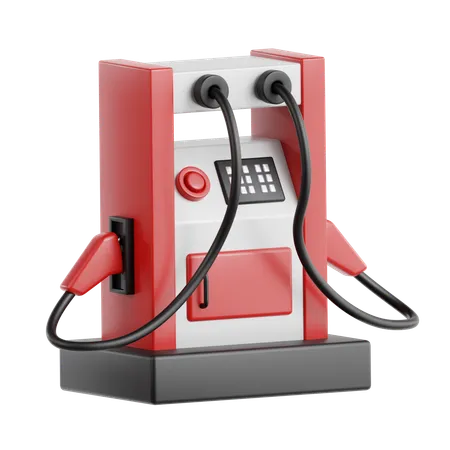 Tankstelle  3D Icon