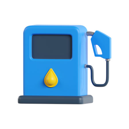 Tankstelle  3D Icon
