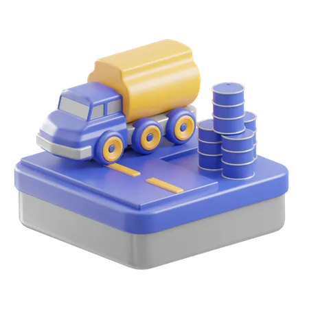 Tankwagen  3D Icon