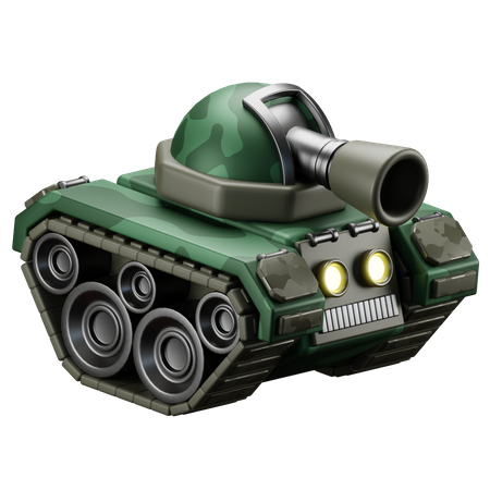 Tanque  3D Icon