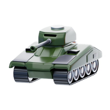 Tanque blindado  3D Icon
