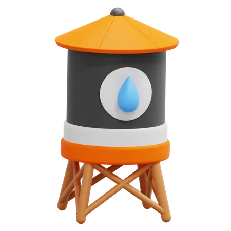 Depósito de agua  3D Icon