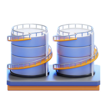 Tanque de armazenamento  3D Icon