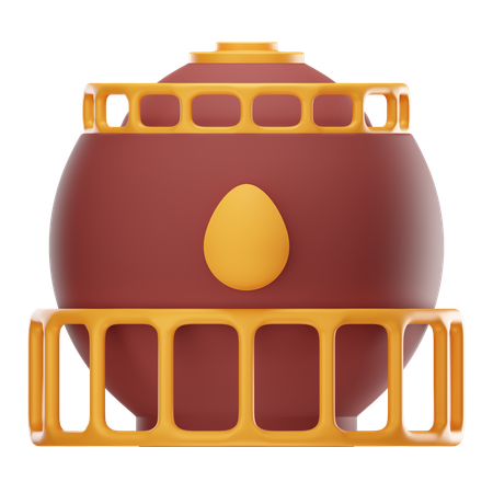 Tanque de armazenamento de óleo  3D Icon