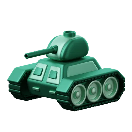 Tanque de guerra  3D Icon