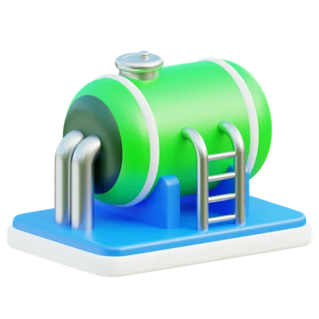 Tanque de óleo  3D Icon